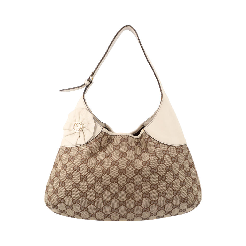 GUCCI GG Trophy Shoulder Bag Beige/ Off White | Luxity
