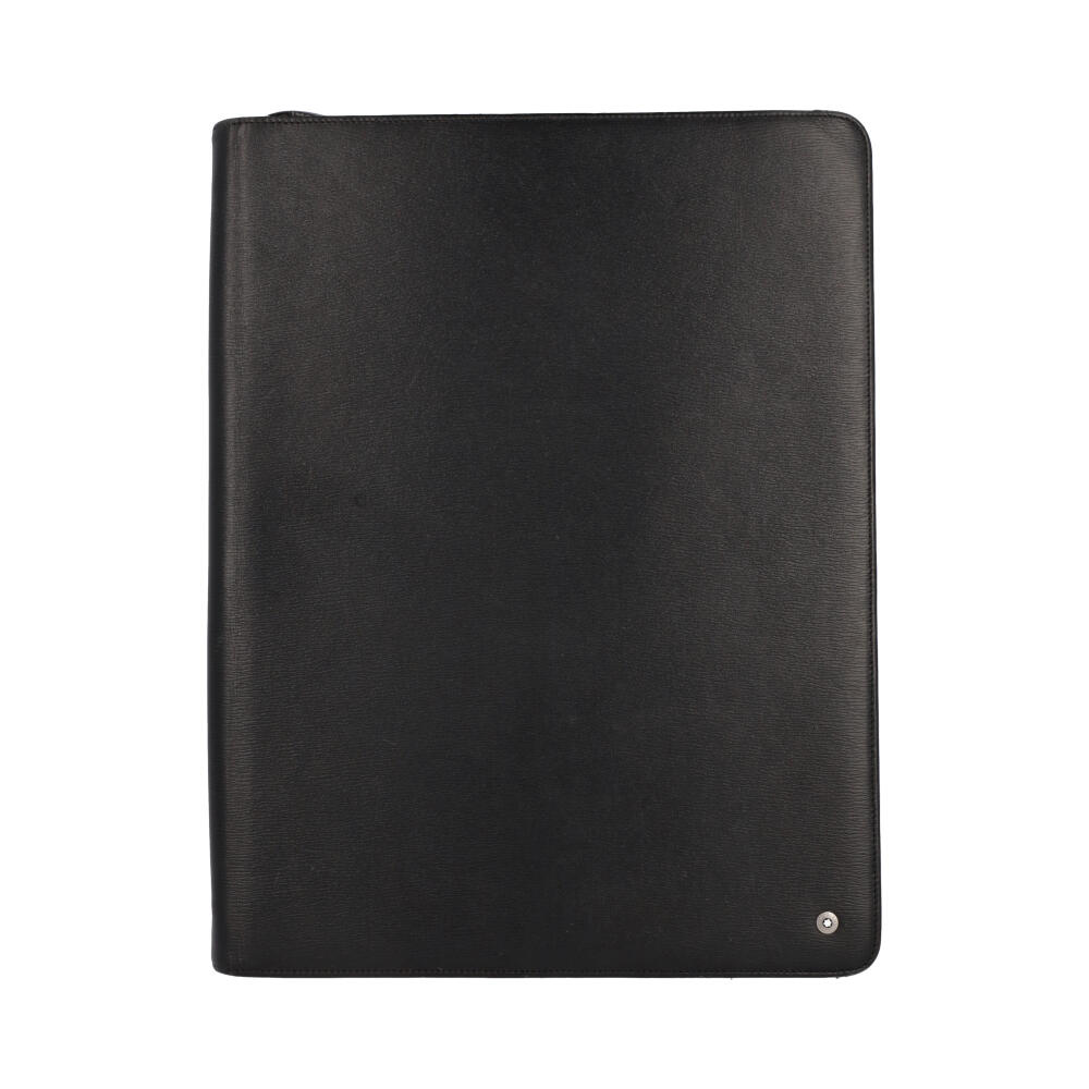 MONTBLANC Leather Westside Zip Folder Black | Luxity