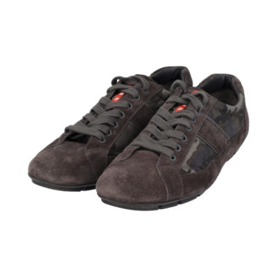 Product PRADA Suede Camouflage Sneakers Grey - S: 43 (9)
