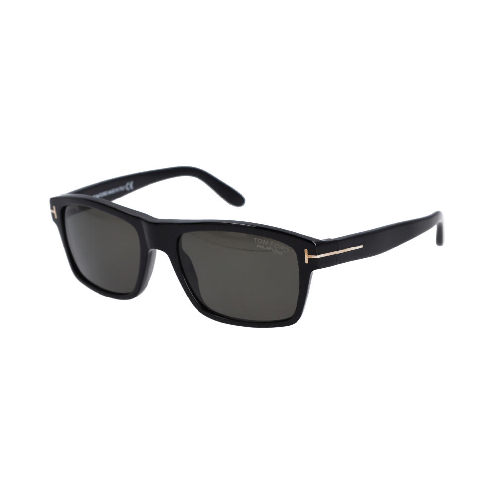 TOM FORD Polarized August Sunglasses TF678 Black - NEW | Luxity