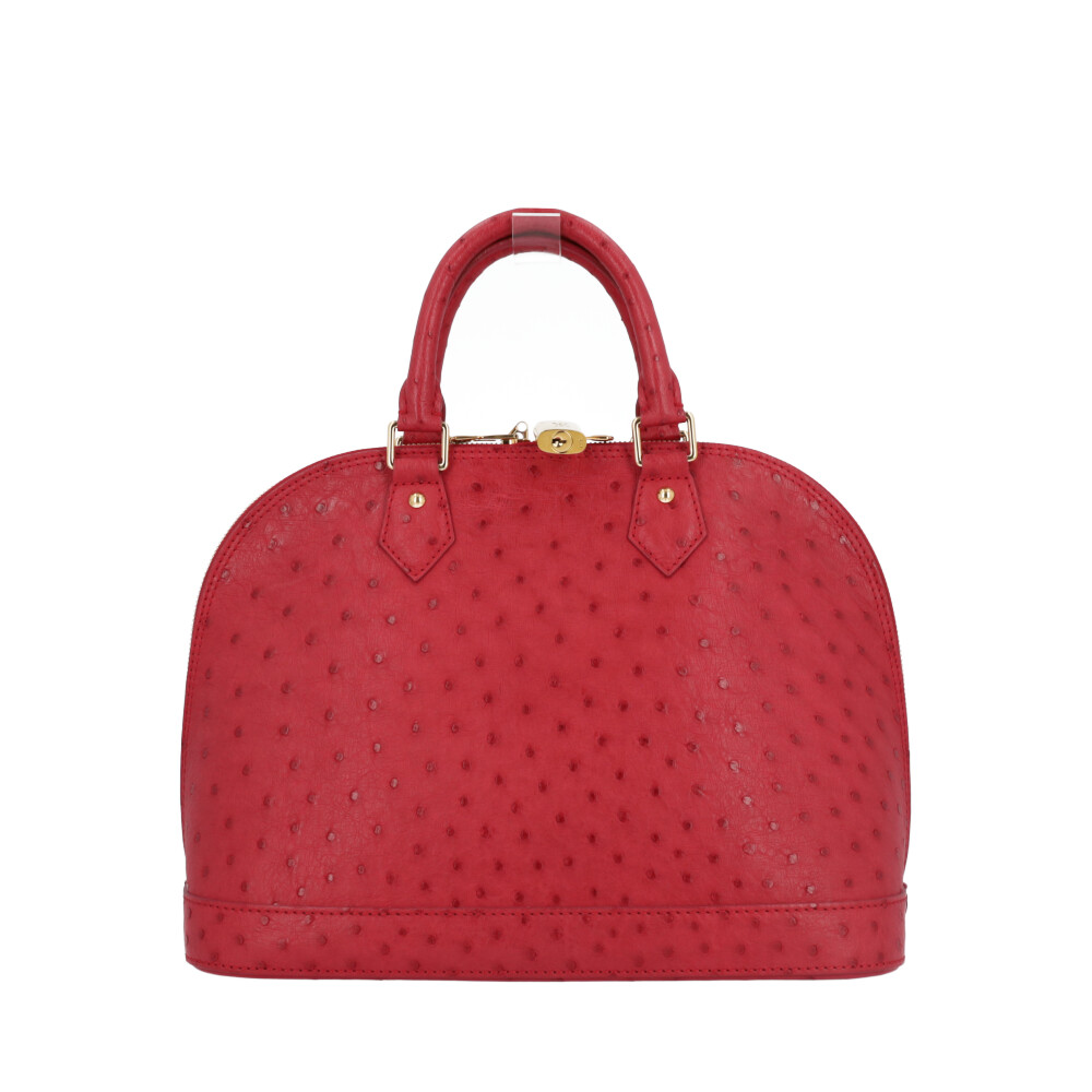 Louis Vuitton Fuchsia Ostrich Alma Bb Bag