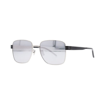 Product SAINT LAURENT Mirrored Sunglasses SLM55 004 Black/Silver - NEW