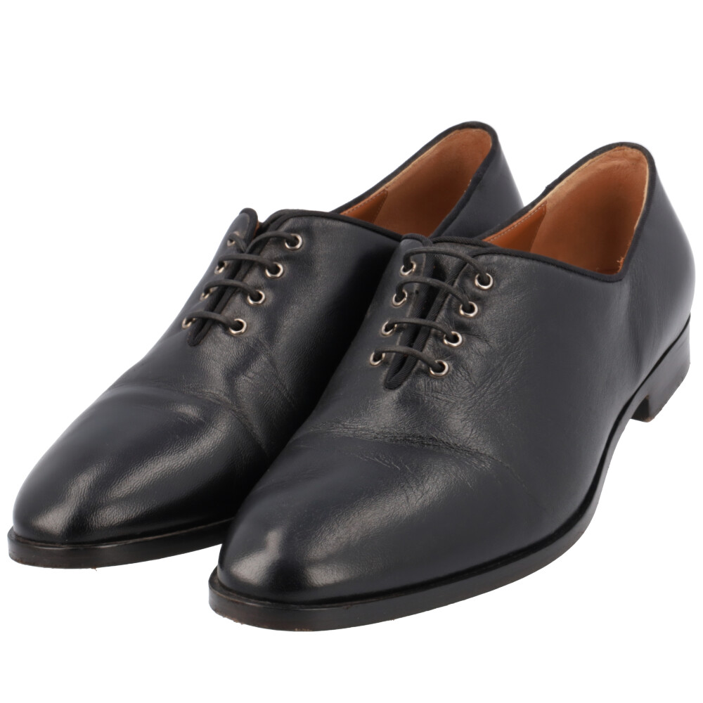 GIORGIO ARMANI Leather Lace Up Shoes Black - S: 38 (5) | Luxity