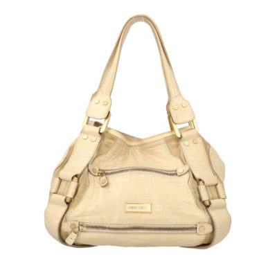 Product JIMMY CHOO Leather/Suede Mahala Tote Gold