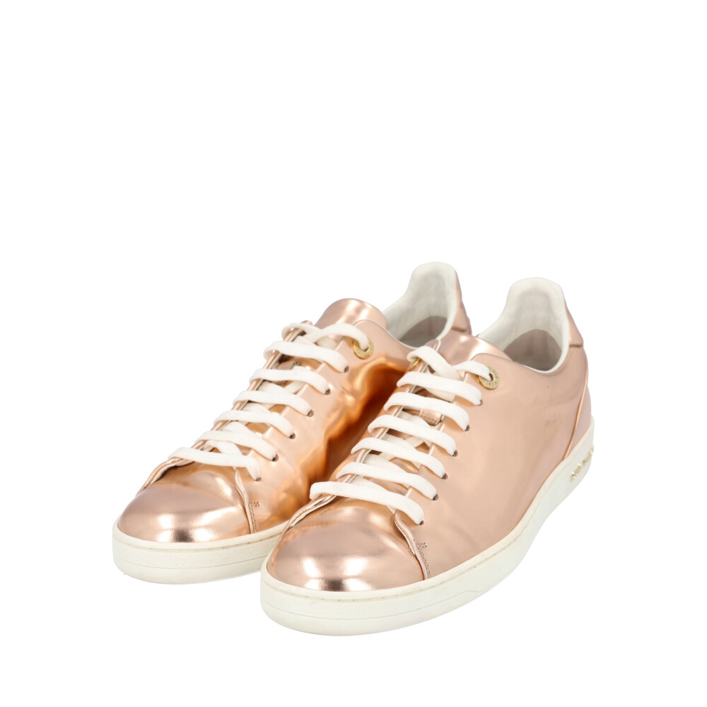 Metallic/Glitter Frontrow Sneakers Rose Gold