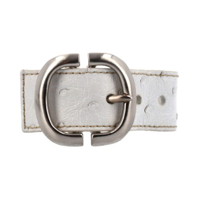 Product PRADA Ostrich Leather Bracelet White