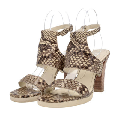 Product TOD'S Snakeskin Sandals Beige - S: 38.5 (5.5)
