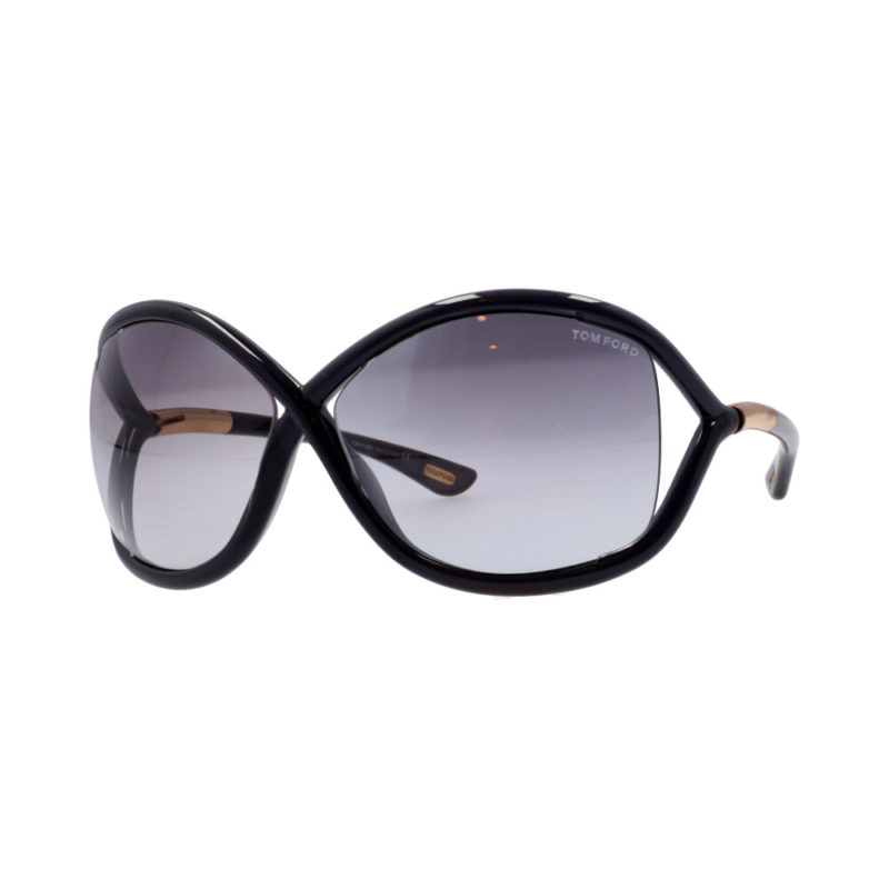 TOM FORD Whitney Sunglasses TF9 Black | Luxity