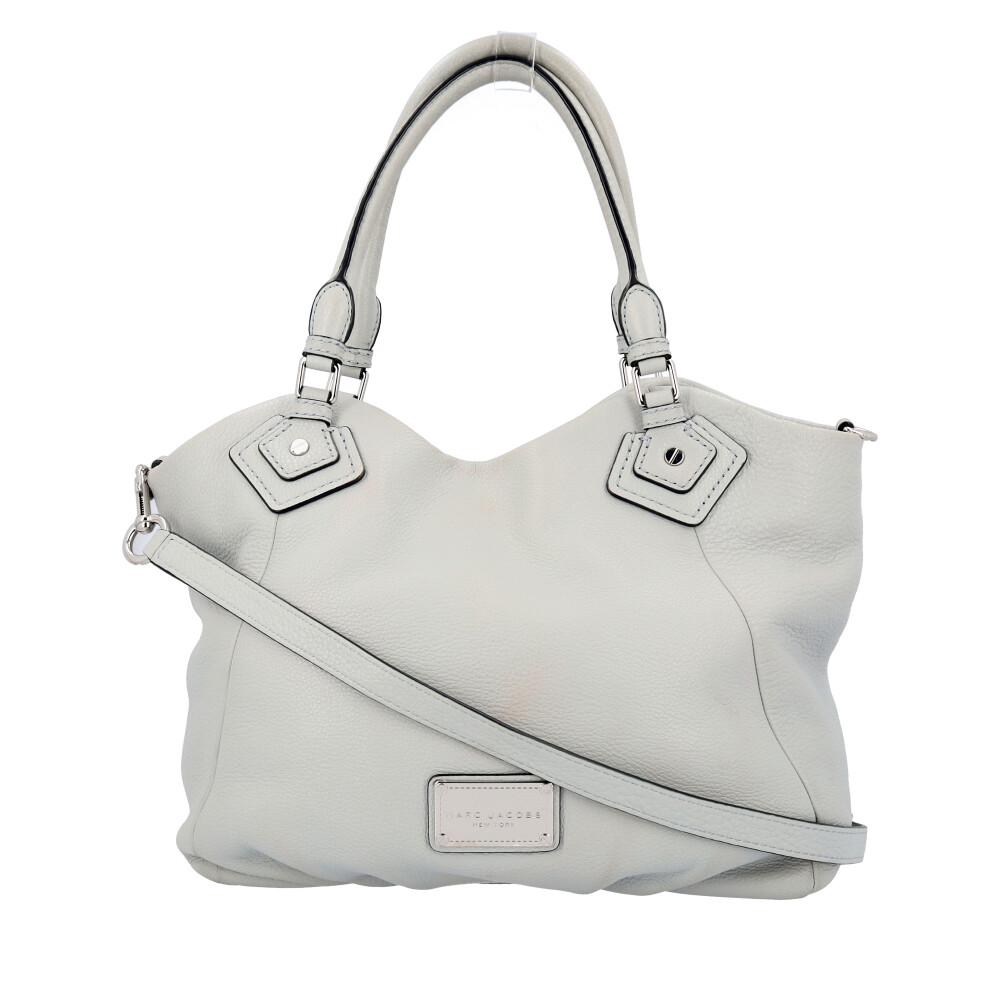 MARC JACOBS Leather Tote Grey | Luxity