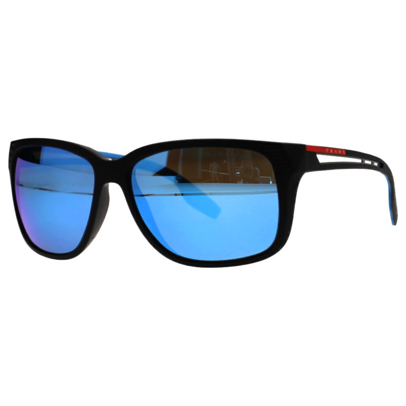 PRADA Polarized Sunglasses SPS03T Black/Blue | Luxity