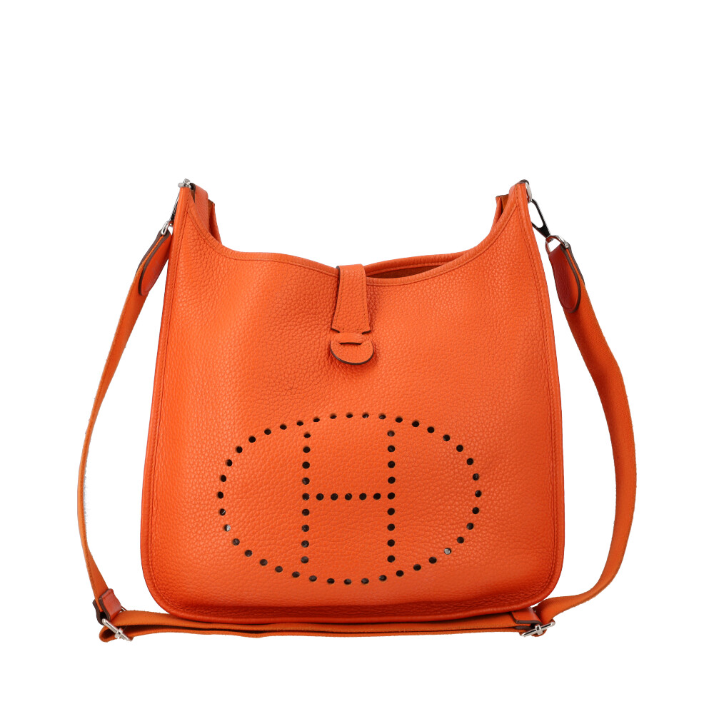 Hermes Clemence Evelyne III GM Orange