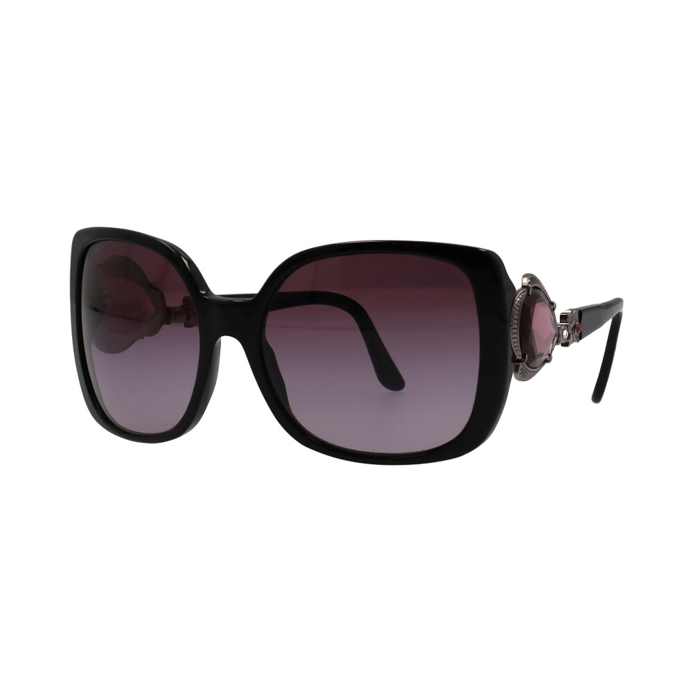 Bvlgari Crystal Sunglasses 8081 B Black Purple Luxity
