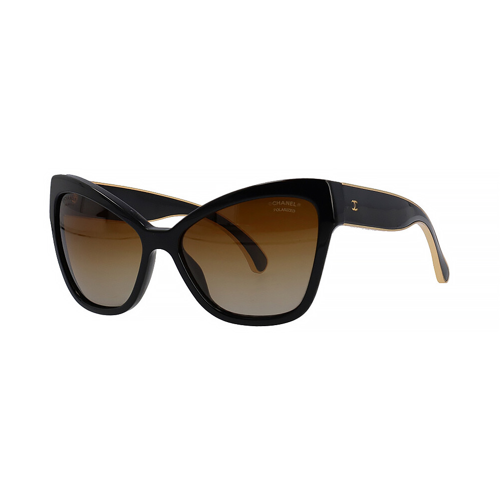 CHANEL Polarized Sunglasses 5271 Black | Luxity