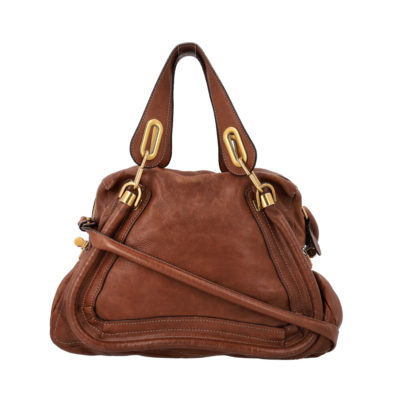 Product CHLOE Leather Paraty Bag Brown