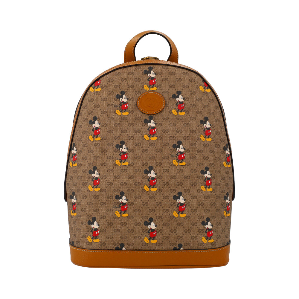 GUCCI X DISNEY GG Supreme Mickey Mouse Backpack Beige | Luxity