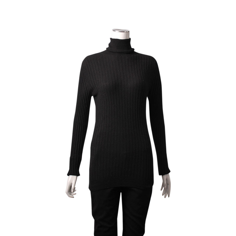 BURBERRY Cashmere Turtleneck Sweater Black | Luxity