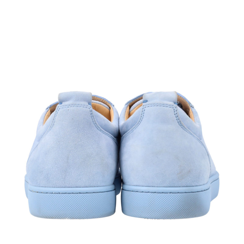 Vieira Spikes Suede Sneakers in Blue - Christian Louboutin