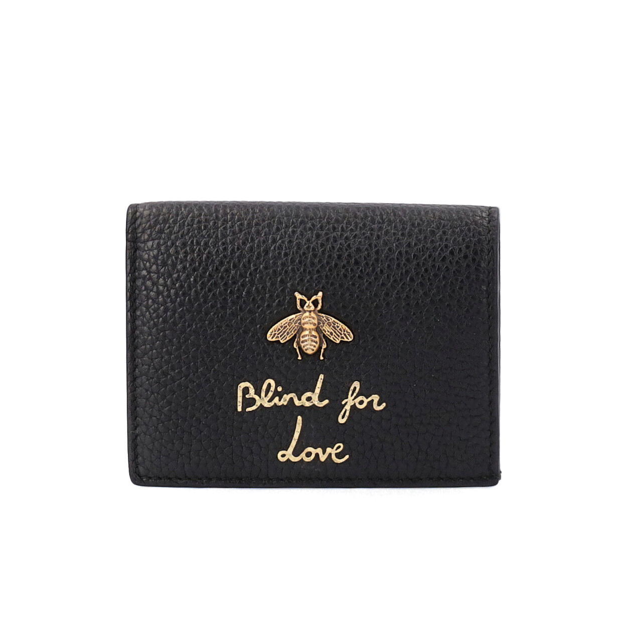 gucci blind for love wallet black