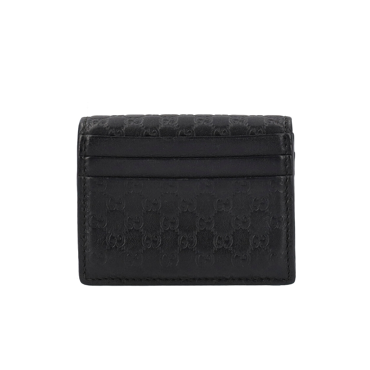 GUCCI Microguccissima Card Holder Black | Luxity