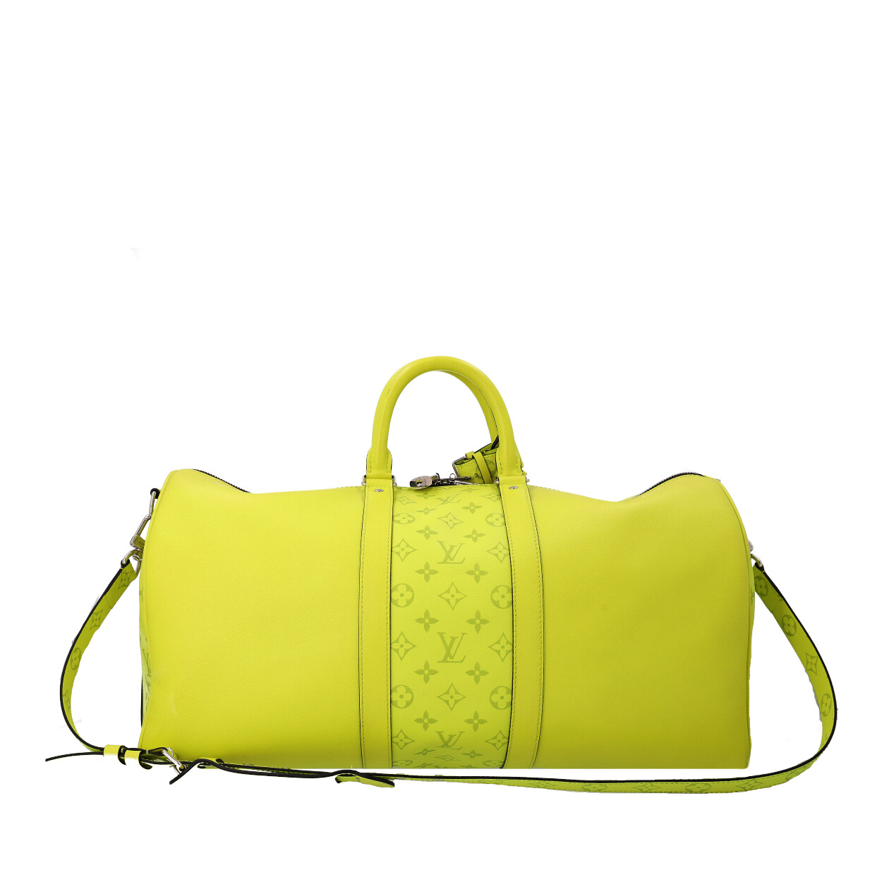 Louis Vuitton Keepall Bandouliere 50 Taigarama Taiga Yellow