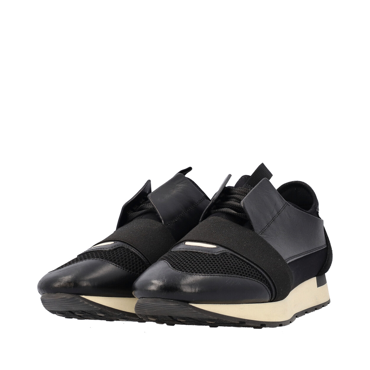 BALENCIAGA Race Runner Sneakers Black - S: 41 (7.5) | Luxity