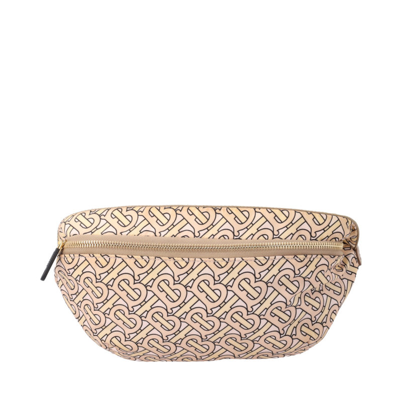 BURBERRY Nylon Sonny TB Belt Bag Beige | Luxity