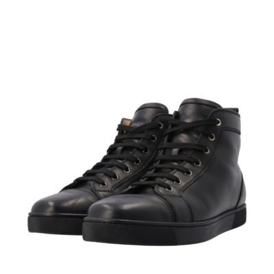 Product CHRISTIAN LOUBOUTIN Leather Louis High Top Sneakers Black