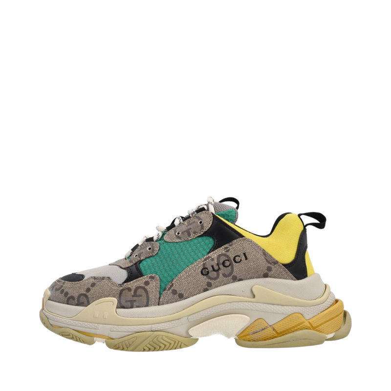 Gucci x Balenciaga Maxi GG Supreme Monogram Womens Triple S Sneakers 3 –  STYLISHTOP