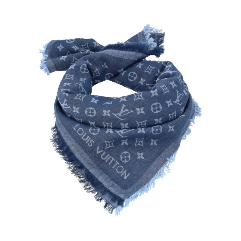 Buy Louis Vuitton Monogram Essential Stole Scarves (Grey) at