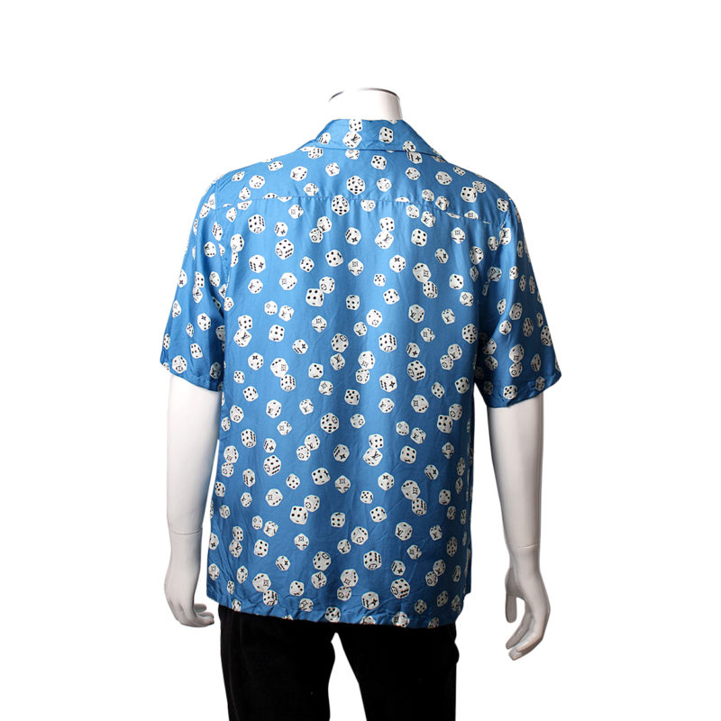 Louis Vuitton 2019 Dice Hawaiian Silk Shirt - Blue Casual Shirts