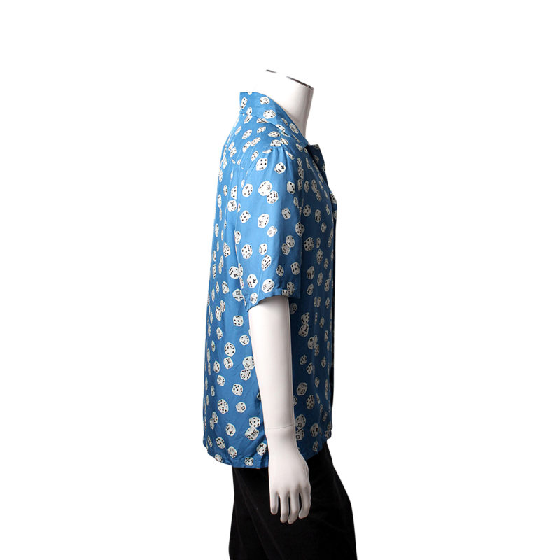 Silk shirt Louis Vuitton Blue size M International in Silk - 37670808