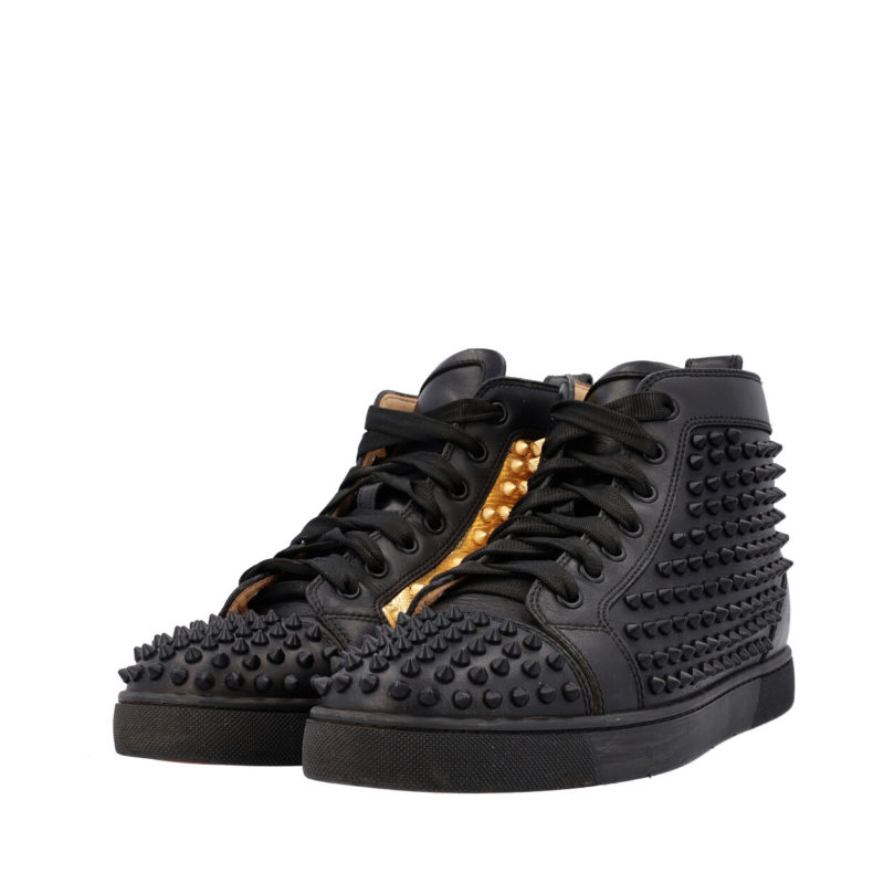 louboutin black and gold