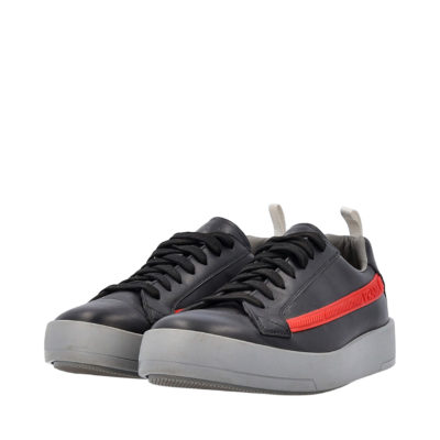 Product PRADA Leather Sneakers Black/Grey/Red
