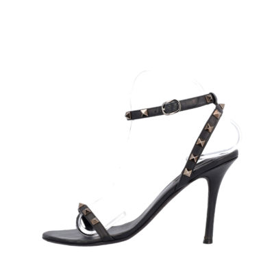 Product VALENTINO NOIR Leather Rockstud Sandals Black - Limited Edition