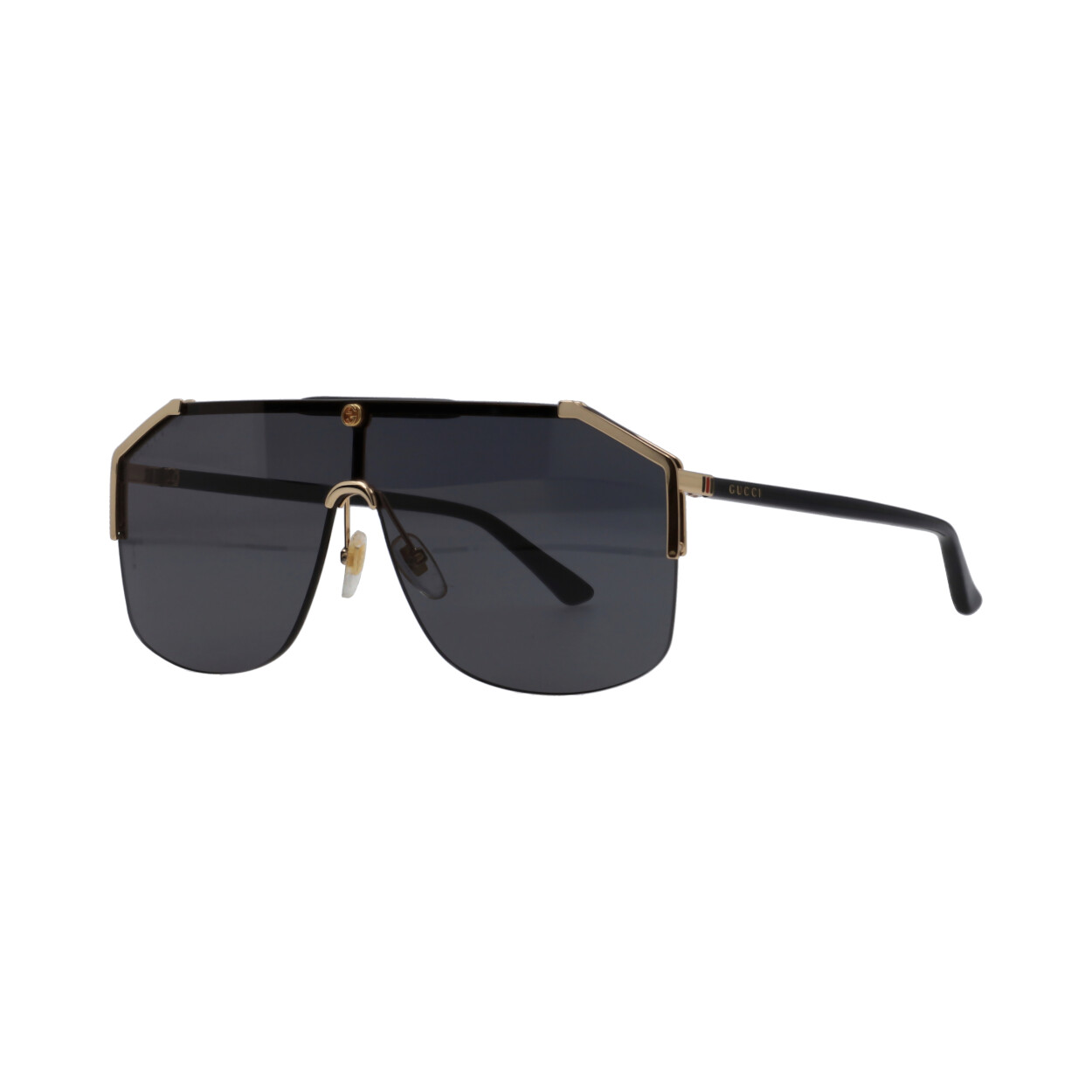 GUCCI Sunglasses GG0291S Black/Gold | Luxity