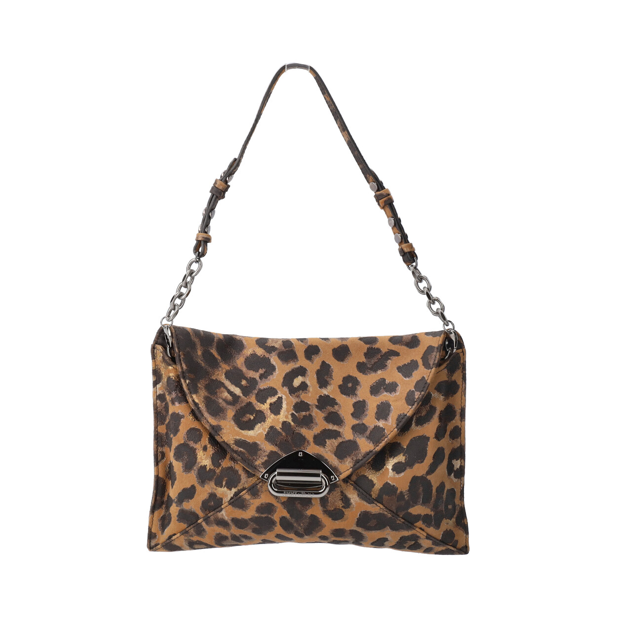 JIMMY CHOO Suede Envelope Clutch Leopard Print | Luxity