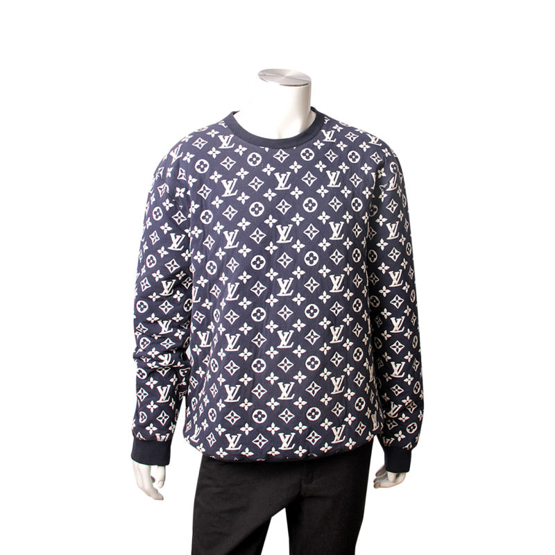 Louis Vuitton Navy Monogram Sweater