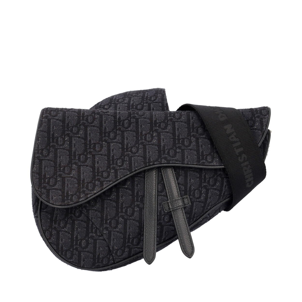 Saddle Bag Black Dior Oblique Jacquard DIOR  xn90absbknhbvgexnp1ai443