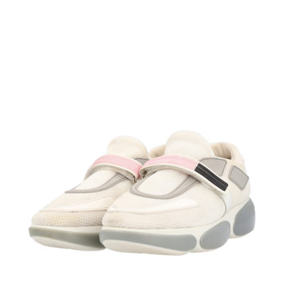 Product PRADA Leather/Mesh Sneakers White/Pink