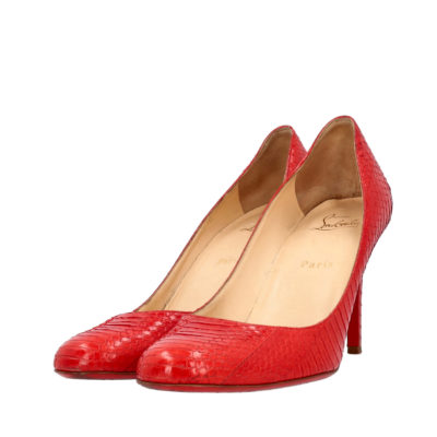 Product CHRISTIAN LOUBOUTIN Python Simple Pumps Red