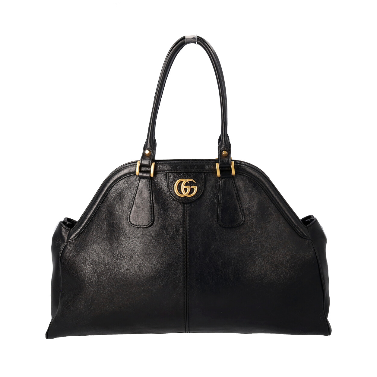 GUCCI Leather Large Rebelle Bag Black | Luxity