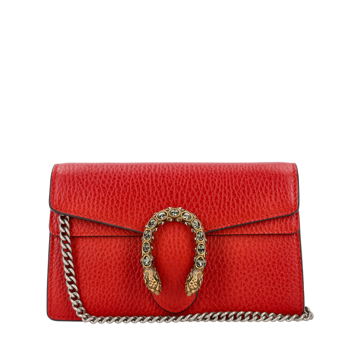 GUCCI Leather Super Mini Dionysus Red | Luxity