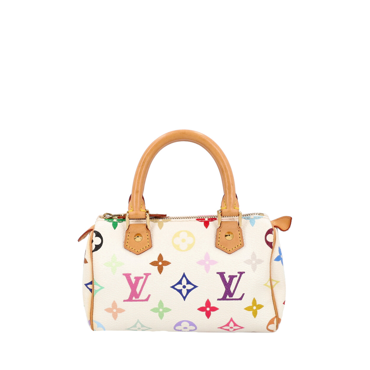 Louis Vuitton, Bags, Louis Vuitton Mini Multicolor Speedy Hl Black