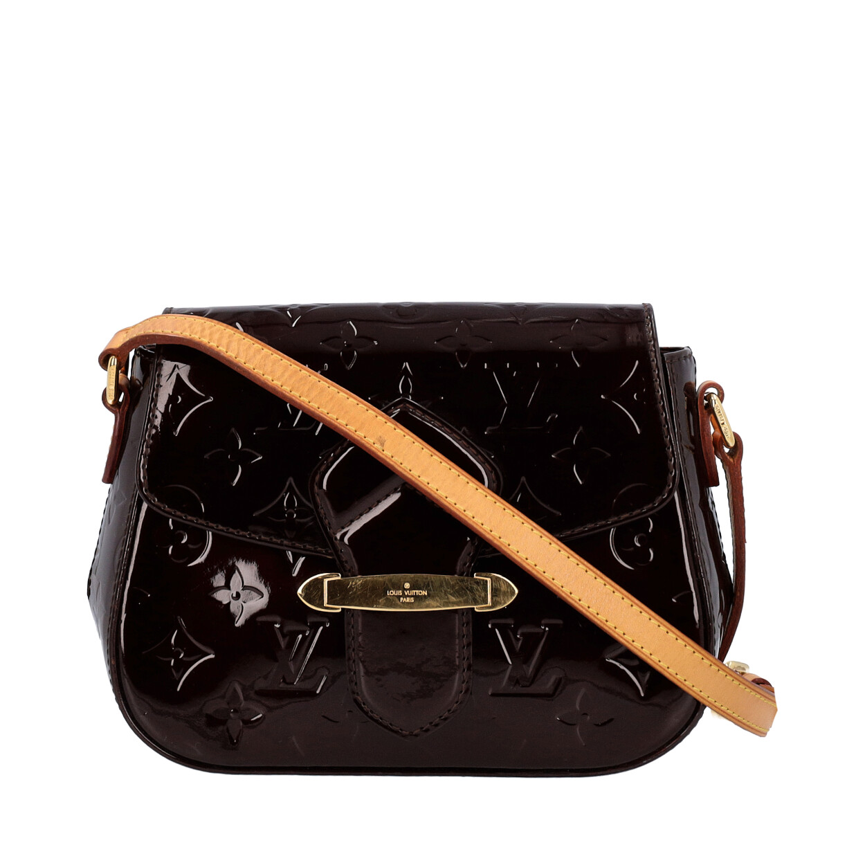 Louis Vuitton, Bags, Louis Vuitton Vernis Amarante Patent Leather  Bellflower Crossbody Handbag Pm