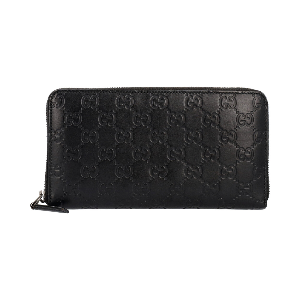 GUCCI Guccissima Zippy Wallet Black | Luxity