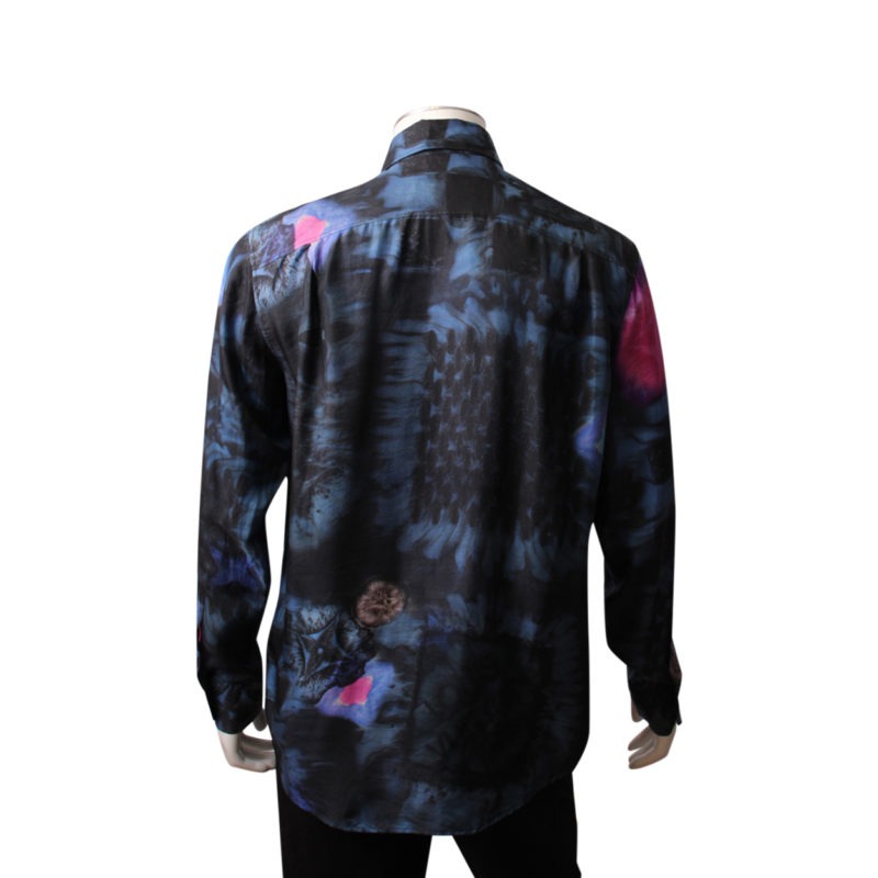 Silk shirt Louis Vuitton Blue size S International in Silk - 36376085