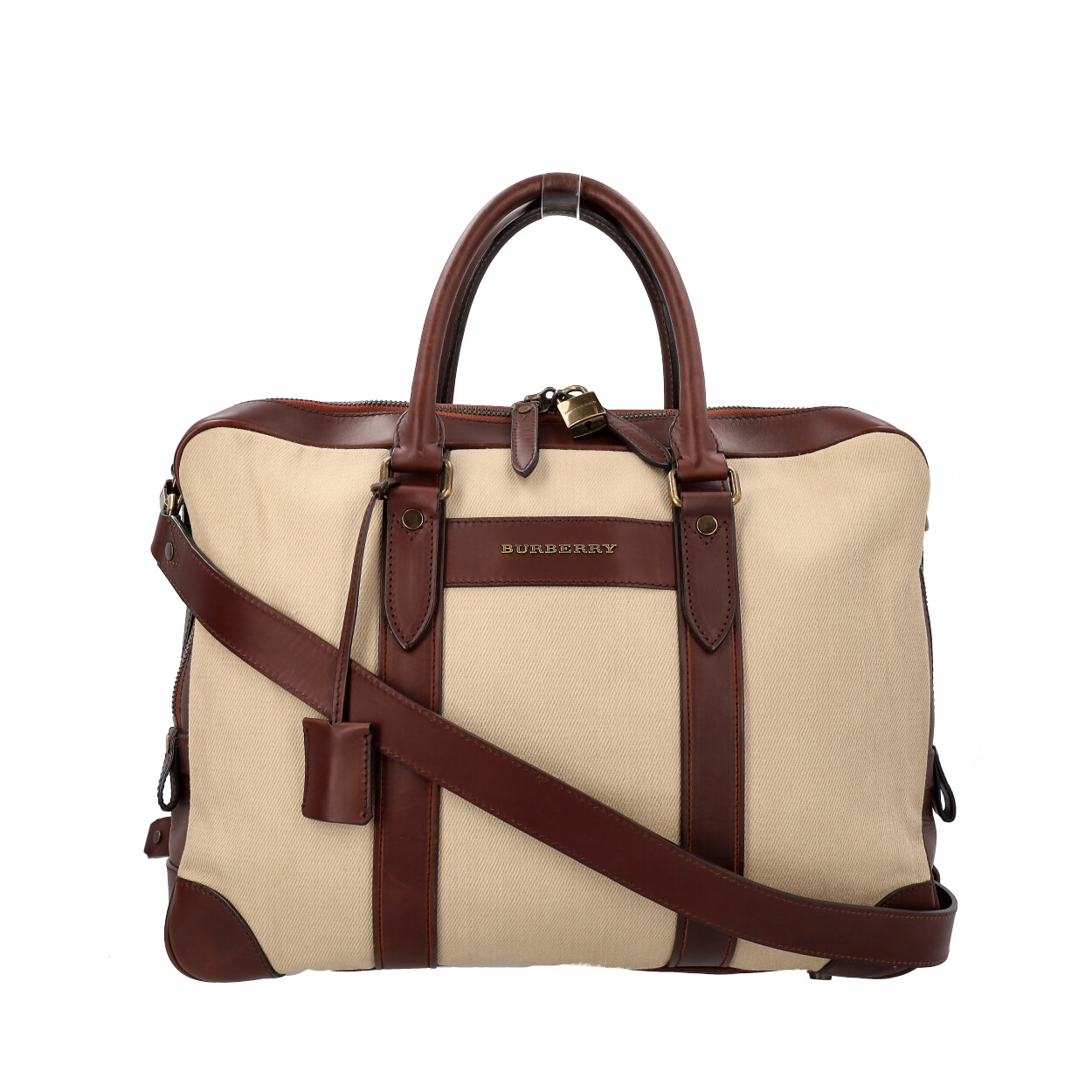 BURBERRY Canvas/Leather Bag Brown | Luxity