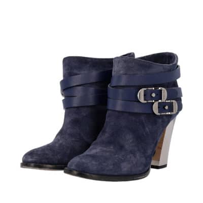 Product JIMMY CHOO Leather/Suede Boots Blue
