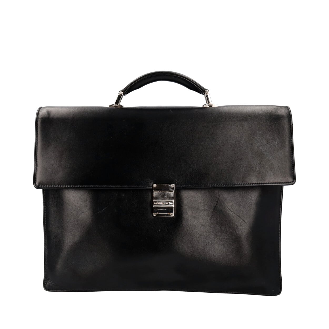 MONTBLANC Leather Briefcase Black | Luxity
