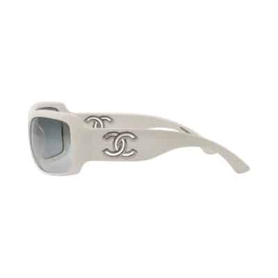 Product CHANEL Logo Sunglasses 6018 White